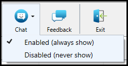 Chat options